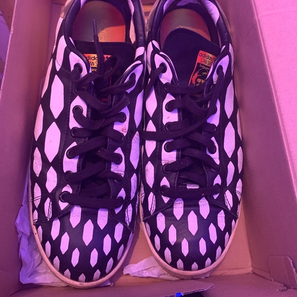 adidas Other - Men’s 12 black and white Stan smiths